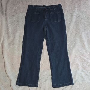 3/$10 Blue Flare Wide Leg Jeans
